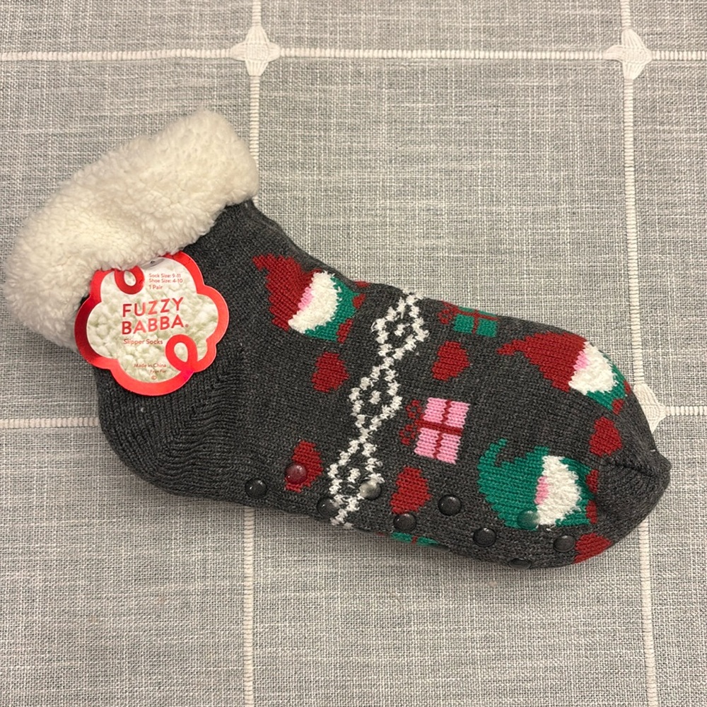 Fuzzy Slipper Socks